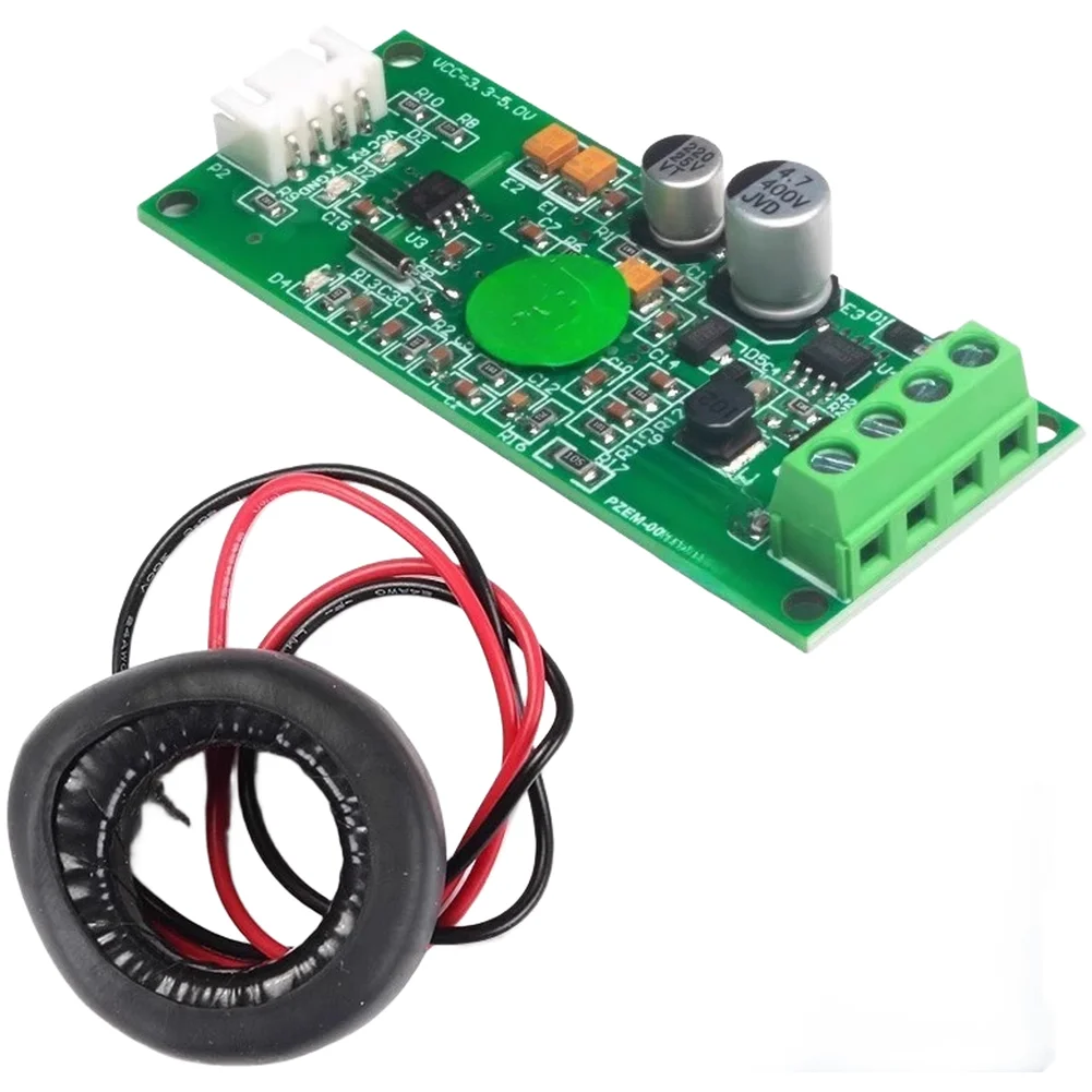 100A AC Current Voltage Power Energy Meter Module With For TTL Serial Port And Protective Shell For Test Meters & Detectors