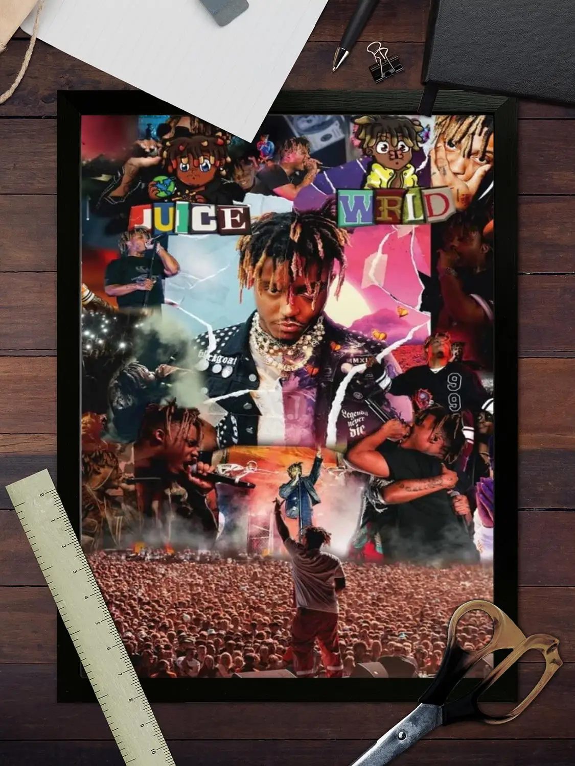 ملصق فني من القماش من Legends Never، طباعة صورة فنية جدارية، ملصقات ديكور غرفة نوم عائلية حديثة، لوحة زخرفية #3