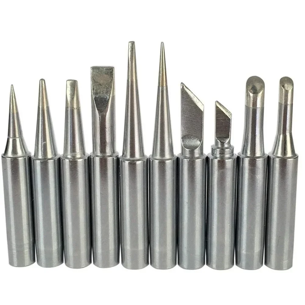 

10Pcs Lead Free Soldering Iron Tip 900M-T I/B/2.4D/S3/1.2LD/LB/K/SK/C3/C4 Welding Tips Head For Soldering Station