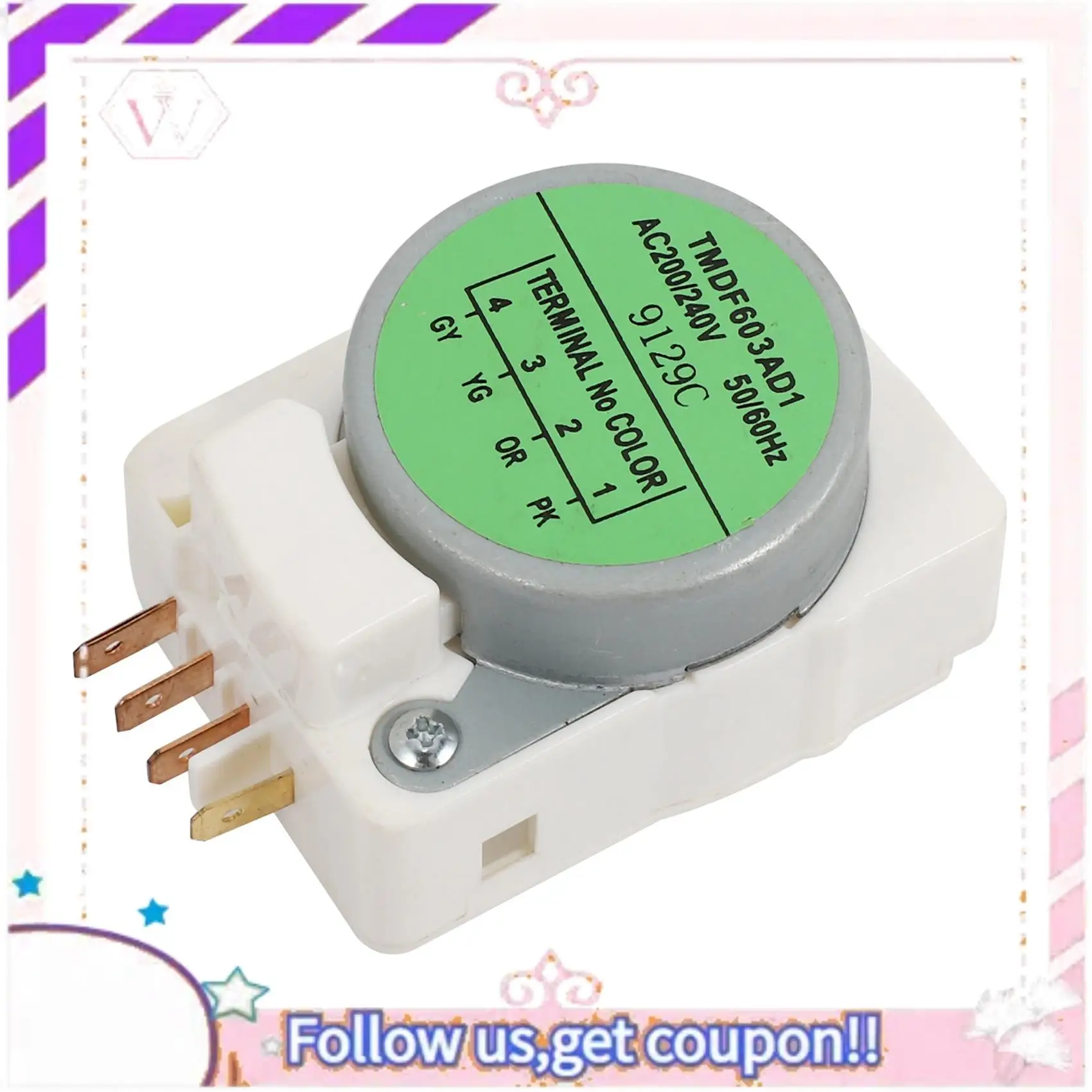 مؤقت إزالة الجليد الميكانيكي المتين لأجزاء الثلاجة TMDF603AD1 مؤقت إزالة الجليد للثلاجة