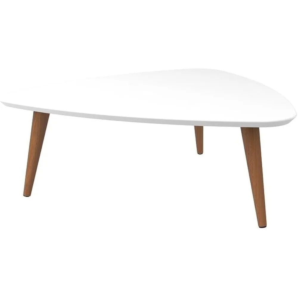 

Utopia Triangle Wood Coffee Table in White Gloss Freight Free Coffee Tables for Living Room Chairs Round Dining Table Furniture