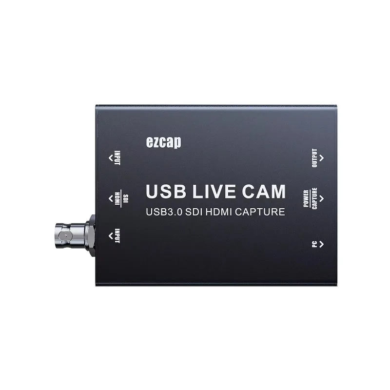 

Ezcap327 Real 4K30 Металлический блок захвата видео SDI и HDMI HDR USB-камера RGB Стиль Живая запись с цветным дисплеем
