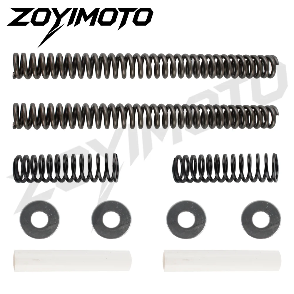 Front Fork Drop-In Lowering Kit Progressive Springs For Harley Touring Softail FXDWG 41mm Replace 10-2003 0416-0037