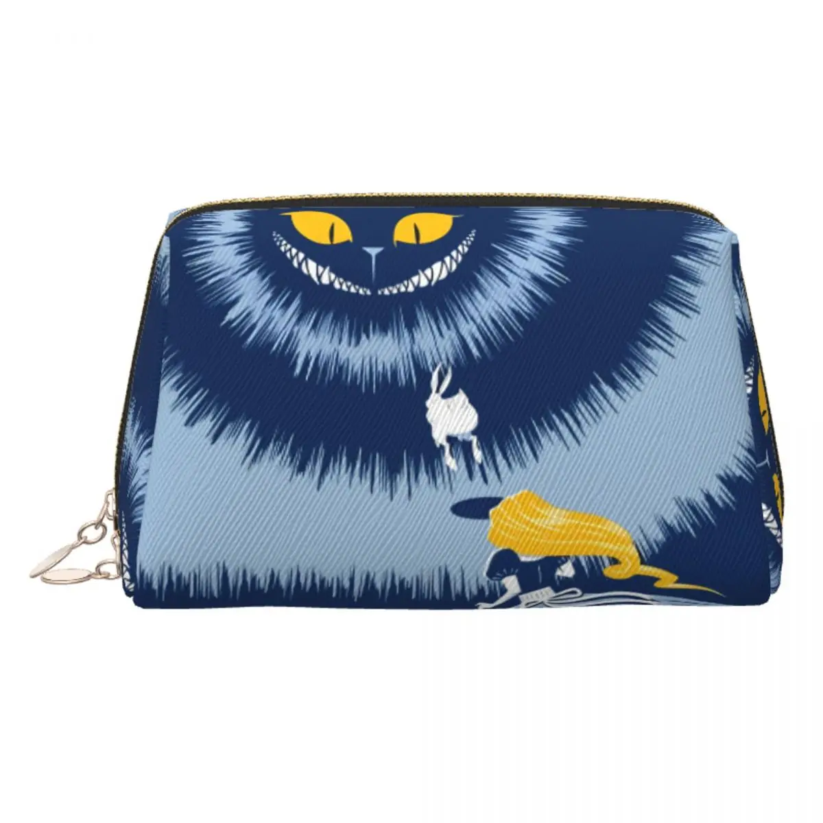 

Custom Alice In Wonderland Manga Makeup Bag for Women Travel Cosmetic Organizer Cute Storage Toiletry Bags