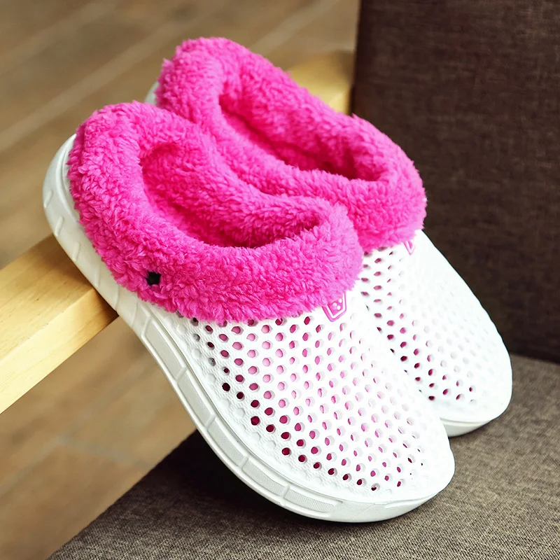 MAEDEF Winter Slippers Men House Shoes Indoor Outdoor Non Slip Comfortable Cotton Home Shoes for Men Soft Lightweight Slip On