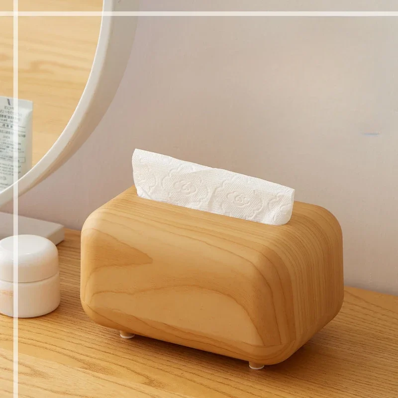 1pc Bathroom Supplies Plastics Tissue Box Desktop Storage Kitchen Accessories Bedroom Tissue Box Living Room Desktop Decoration