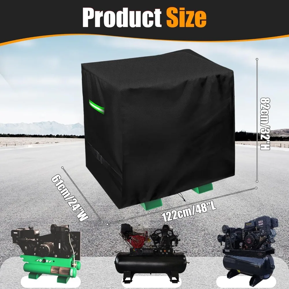 Air Compressor 420D Oxford Cover, Generator Specific Waterproof Sun Dust Protection, Multiple Sizes Available