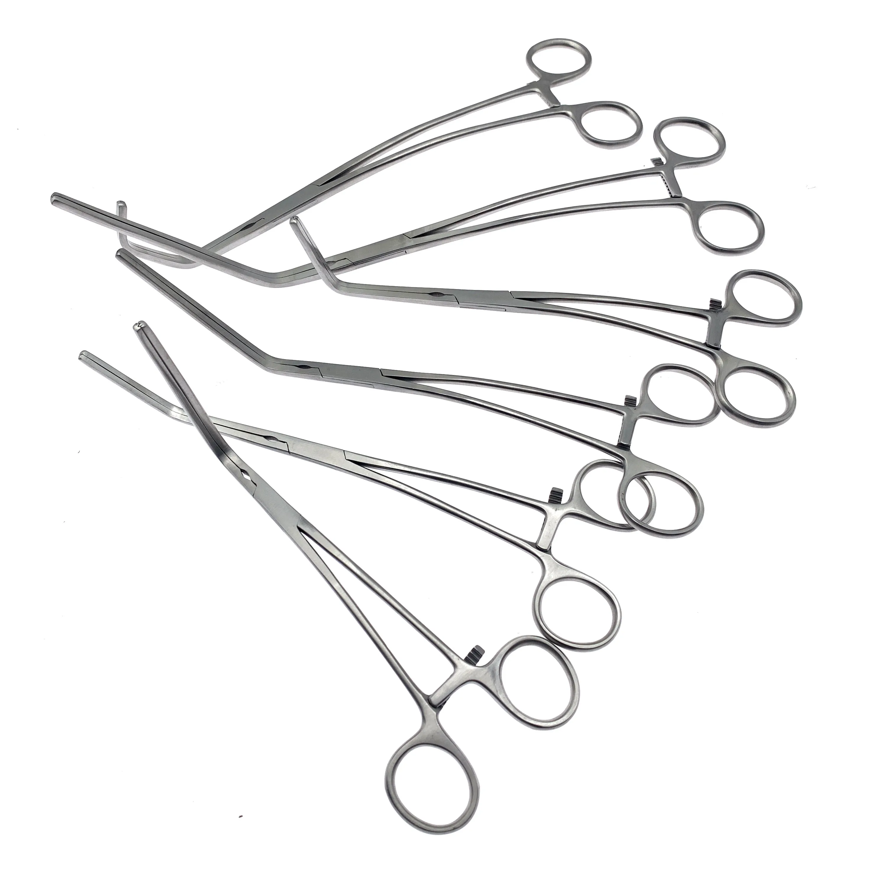 

Vascular Clamps Atraumatic Jaw Aortic Exclusion Clamp Forceps Cardiovascular surgical instruments 1pcs