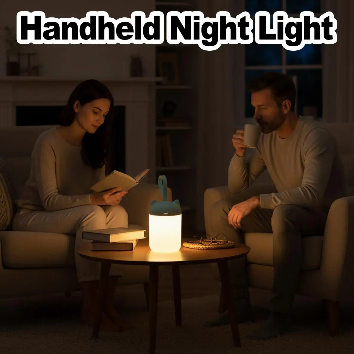 

Сенсорный диммируемый светодиодный фонарь для кемпинга, перезаряжаемый, беспроводной, портативный, для палатки, для походов на природу, прикроватный светильник