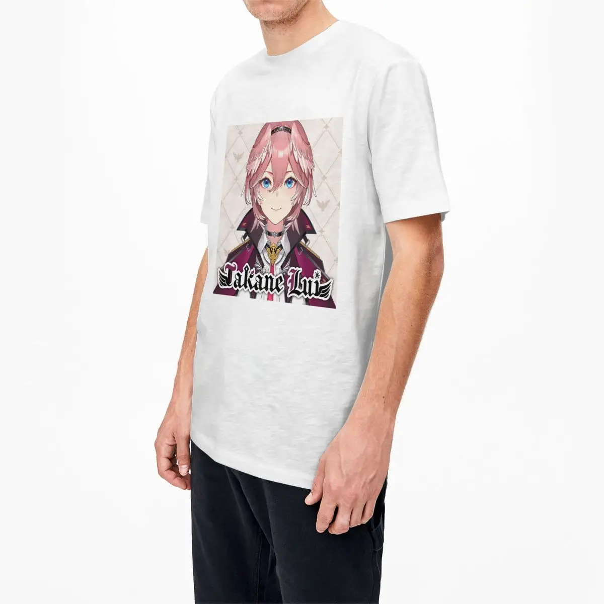 Hololive Takane Lui T-Shirt Summer Streetwear T Shirts 100 Cotton Harajuku Tee Shirt For Men Short Sleeve Print Tees