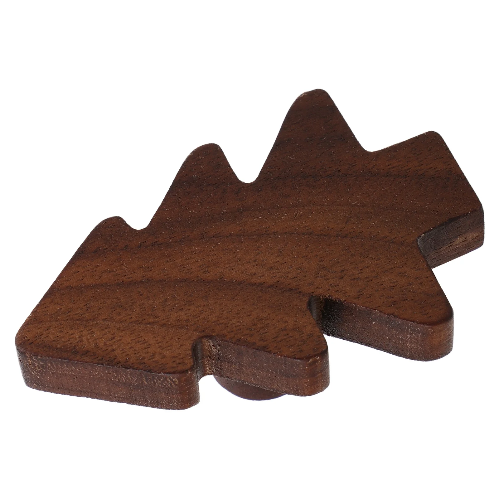 

3Pcs Christmas Tree Wooden Cabinet Knobs Natural Wood Drawer Pulls Cute Decorative Wardrobe Handles Holiday Home Decor