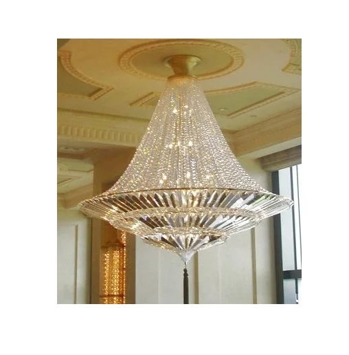

Modern Decorative for Hotels Offices Villas Interior Lighting Bedrooms Stairs Adjustable Height Middle Crystal Pendant Light