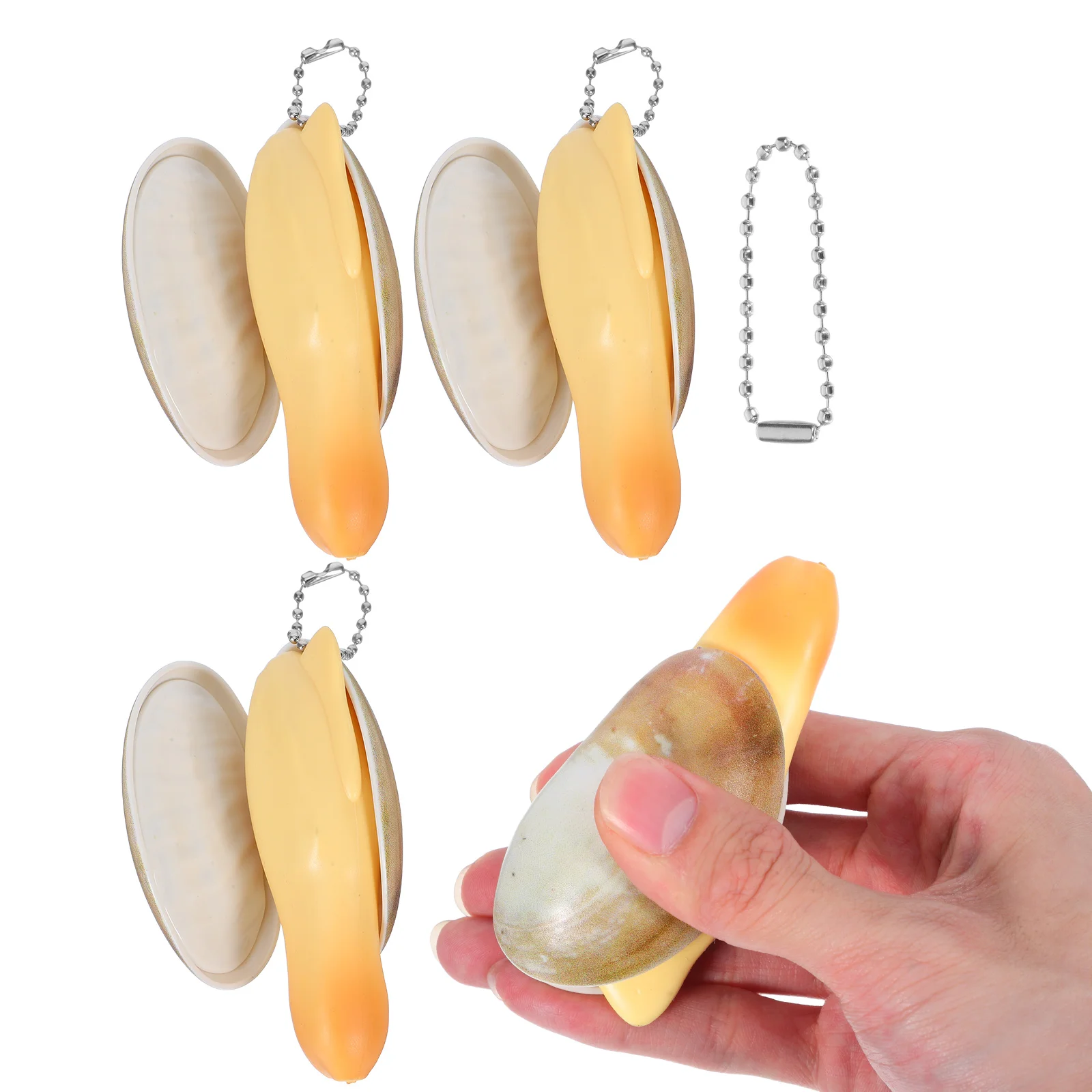 

4pcs Shooter Shell Shape Kids Press Type Squirters Outdoor Pool Party Game Portable Lightweight Sturdy Safe Abalone