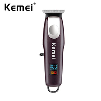 Kemei Professional Cordless Hair Trimmer Bald Head Hair Cutting Machine USB Rechargeable Electric Barber Hair Clippers for Men