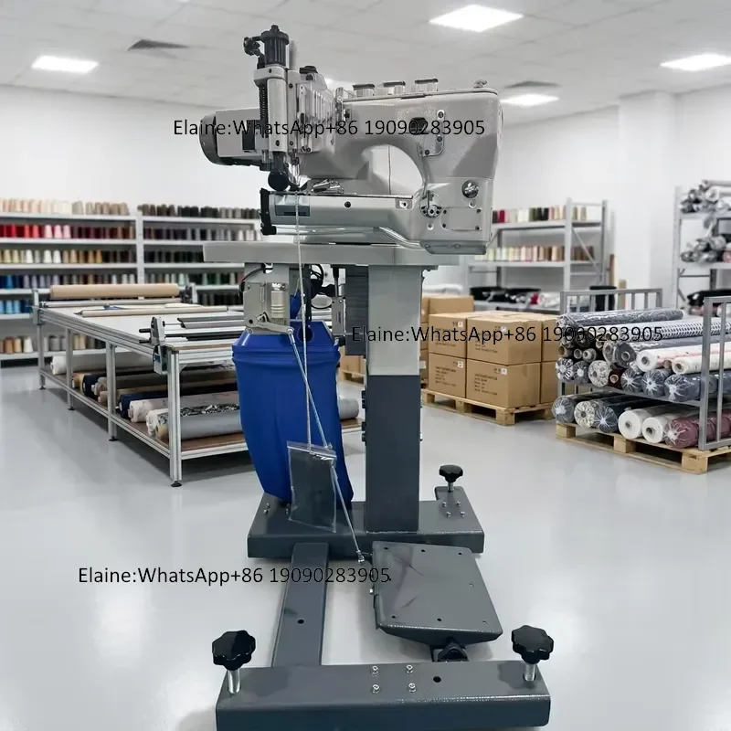 CP-35800 ND-9 Single / Double High Speed Feed Off-the Arm Double Chainstitch Lap Industrial Specialty Sewing Machine