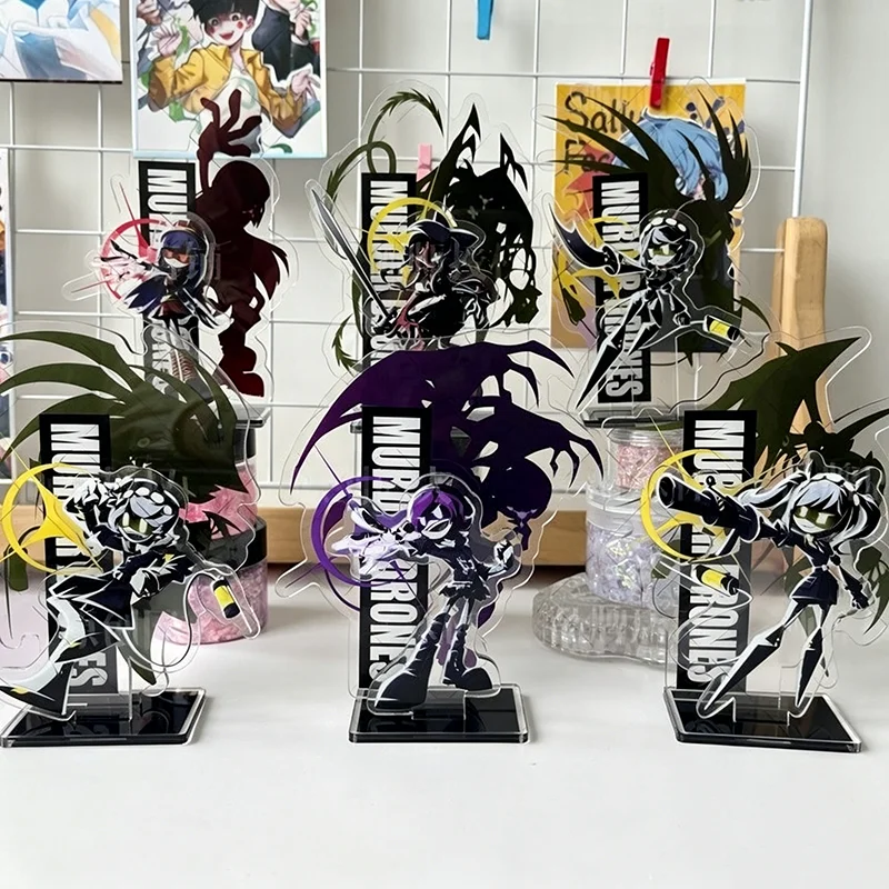 Muñeca CYN J N V de Anime Murder Drones, Uzi Doorman ‌   Base de Acrílico para Figuras de Cosplay, Soporte Decorativo de Escritorio, Adorno