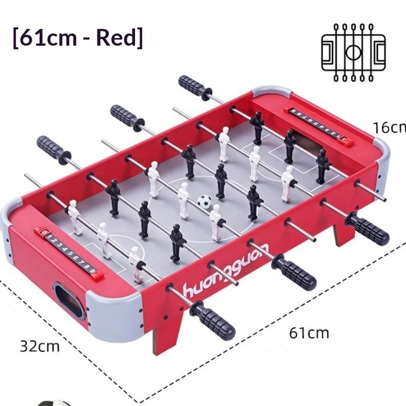 

Soccer Tables 61cm Crown Tabletop Foosball Two Player Mini Table Soccer Game Kids Adults Family Educational Portable Durable