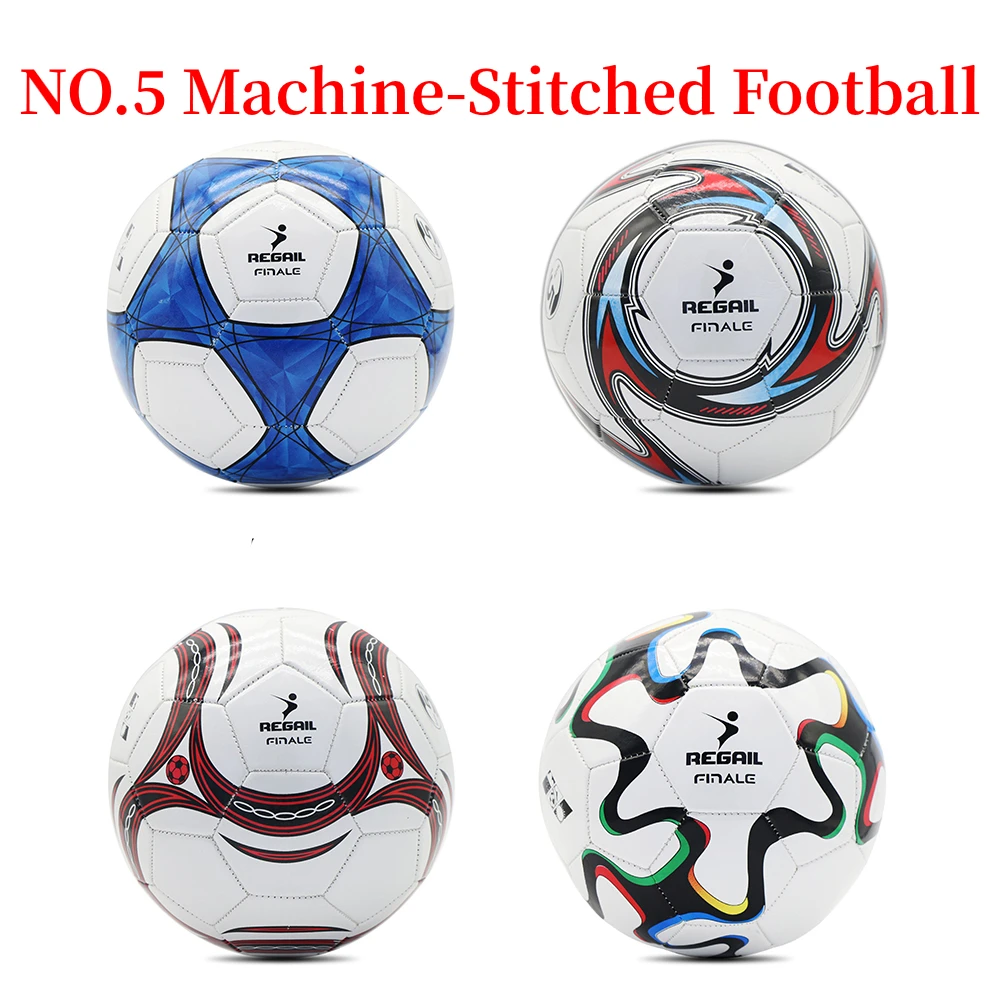 Size 5 Soccer Ball League Balls PVC Ball Football Sport Stitched Goal Soccer Outdoor Training Football Voetbal for Youth