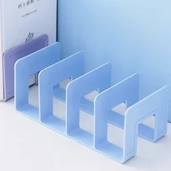 Şeffaf Akrilik Kitaplık Kitap Ekran Depolama Dolabı Öğrenci Kitabı vitrin rafı Depolama Tutucu Plastik Bookend Organizatör
