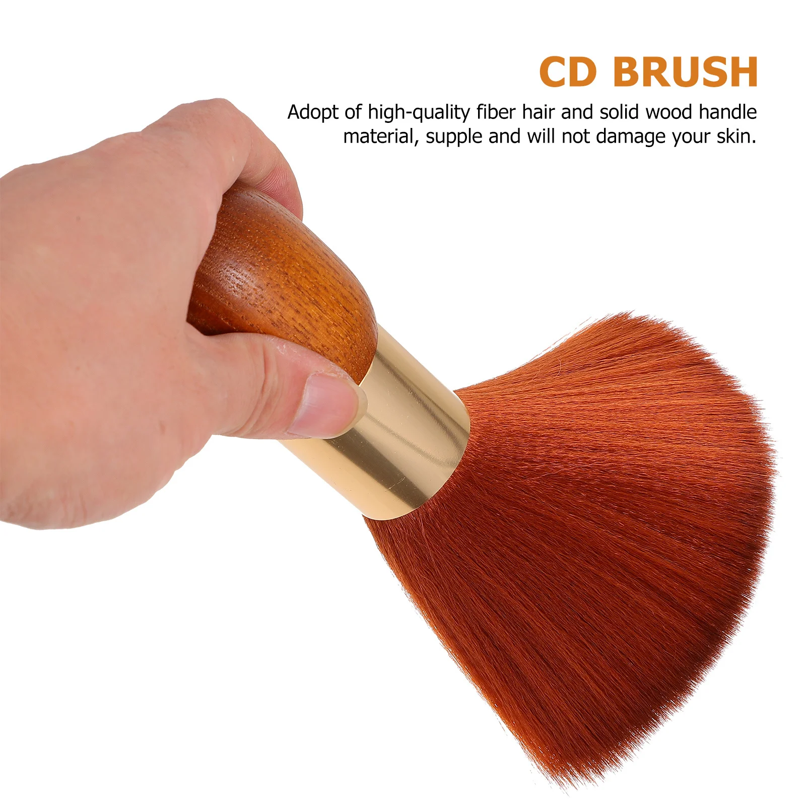 

Cd Album Cleaner Vinyl Record Cleaning Brush Conductive Fibers Wood Handle Smooth Grip Dust Remover Clean Brush