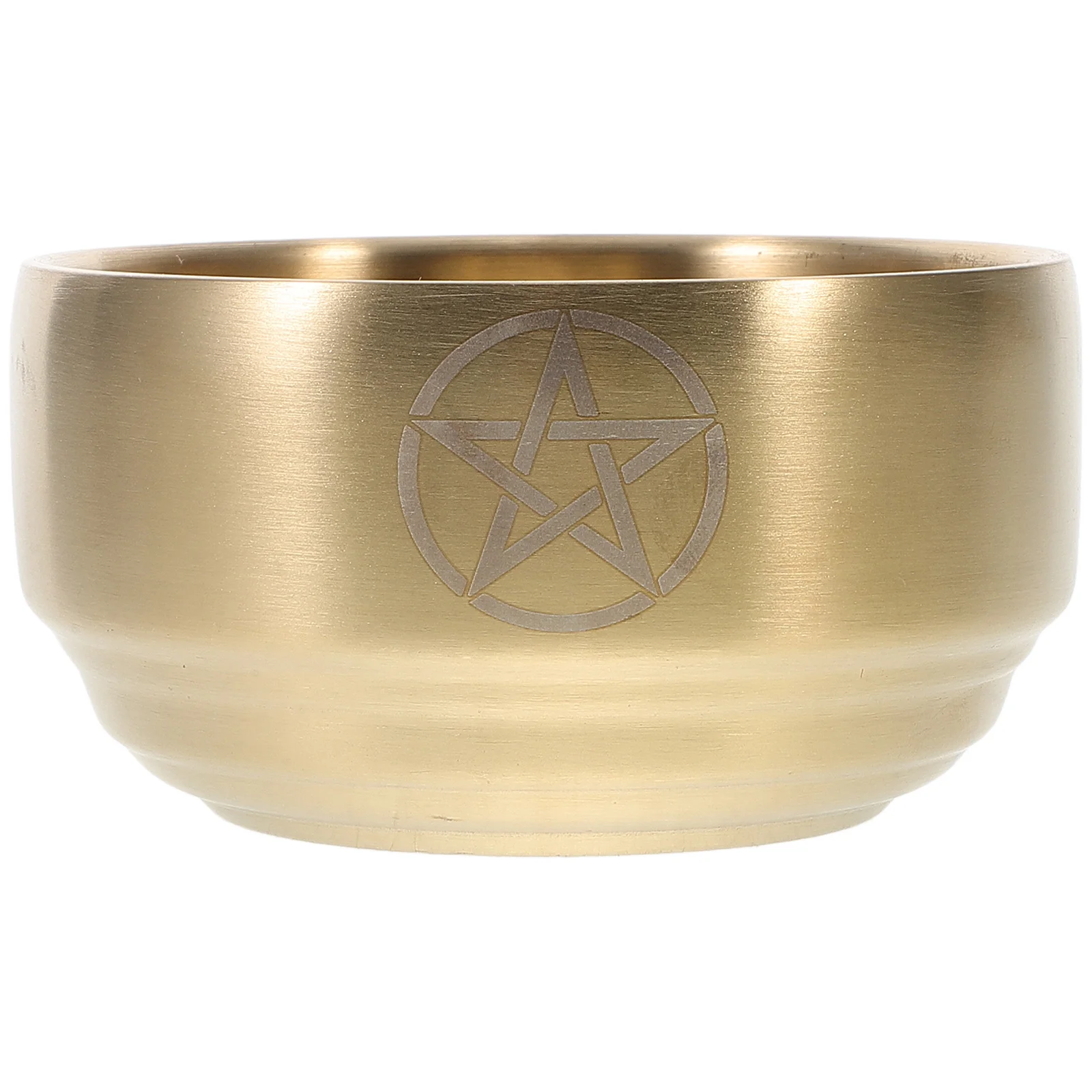 

Pentagram Ritual Bowl Copper Incense Burner Vintage Brass Offering Bowl for Pagan Altar Decoration Smudging Spiritual Use