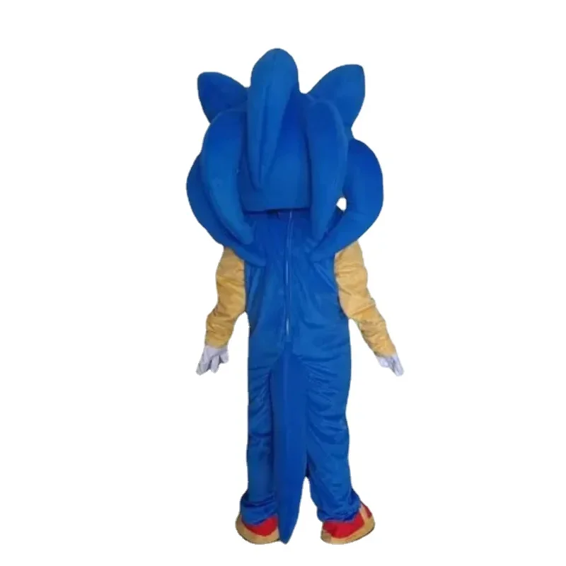 Cosplay Sonics Cartoon character Mascot Costume Advertising Party Fancy Dress Costume Animal carnival stage perform show props