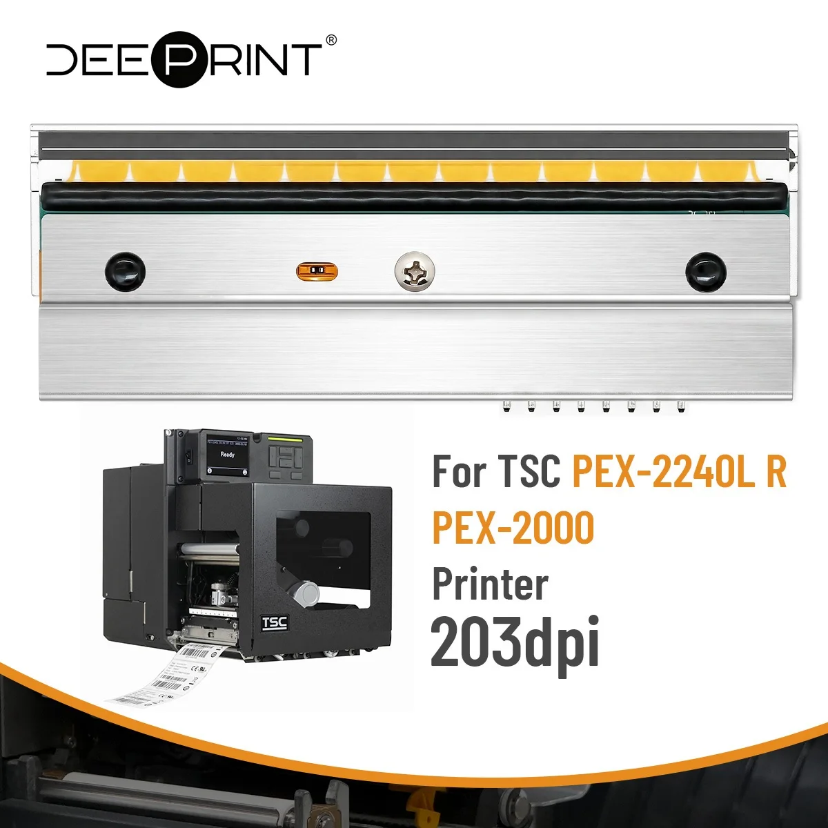 PH-PEX-2240-0001(v1) 203DPI Thermal Printhead for TSC PEX-2240L PEX-2240R PEX-2000 Printer Print Head | 3-month warranty