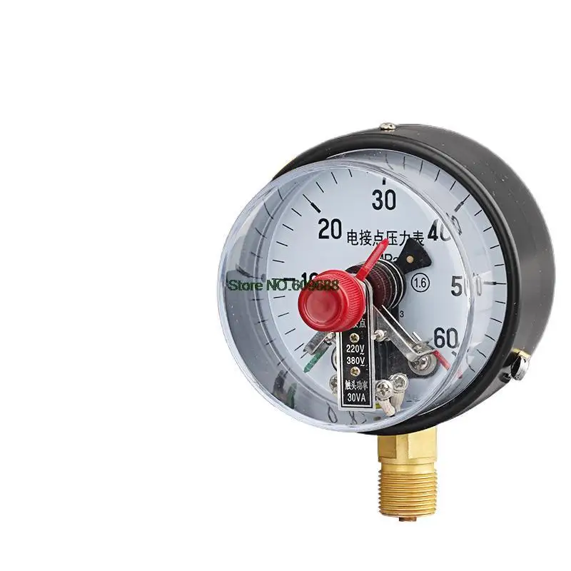 Manometr kontaktowy YXC100 górny i dolny olej hydrauliczny ciśnienie wody 30VA stycznik YXC-100 — 2