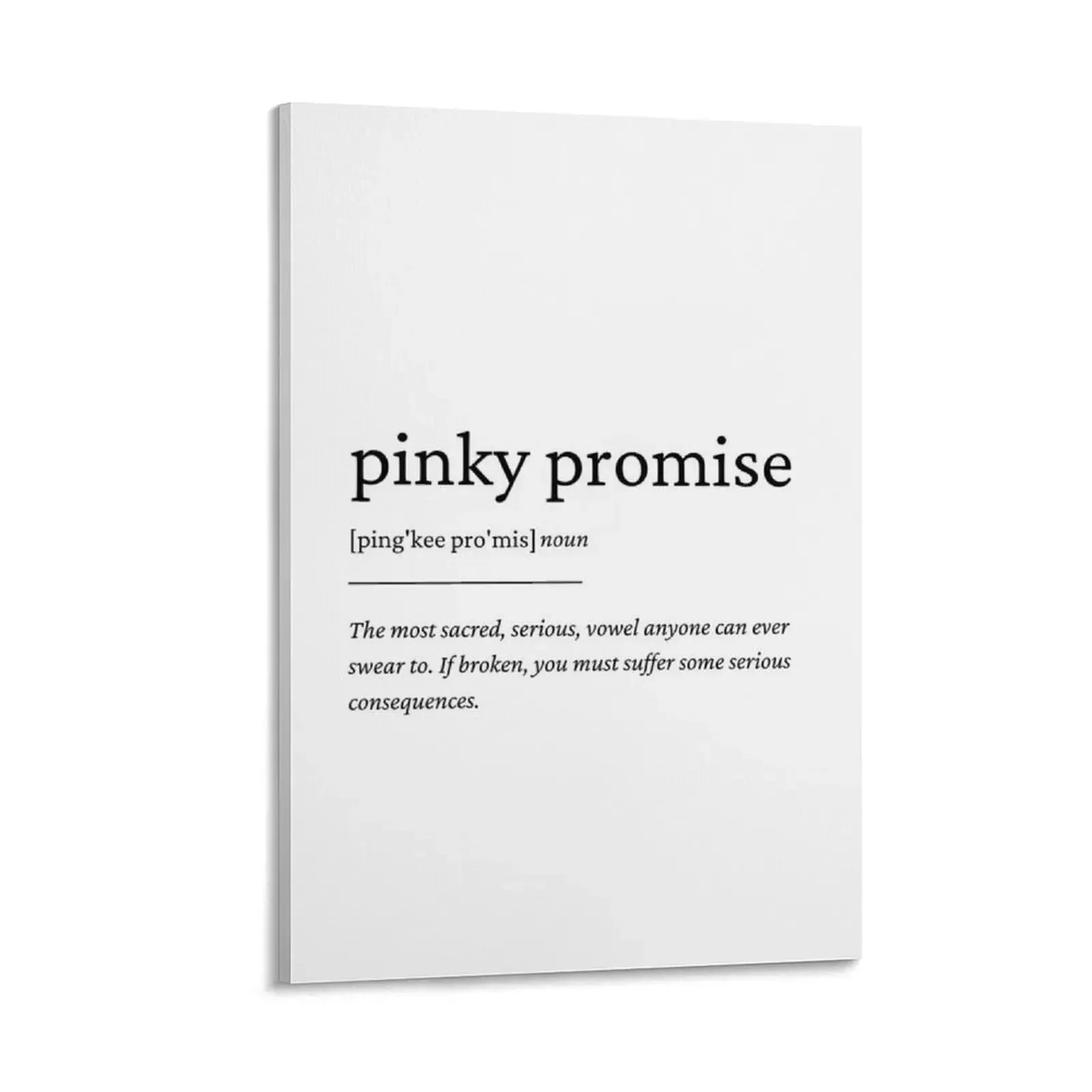 

Pinky promise definition Canvas Painting room decoration bedrooms decorations bedrooms decor