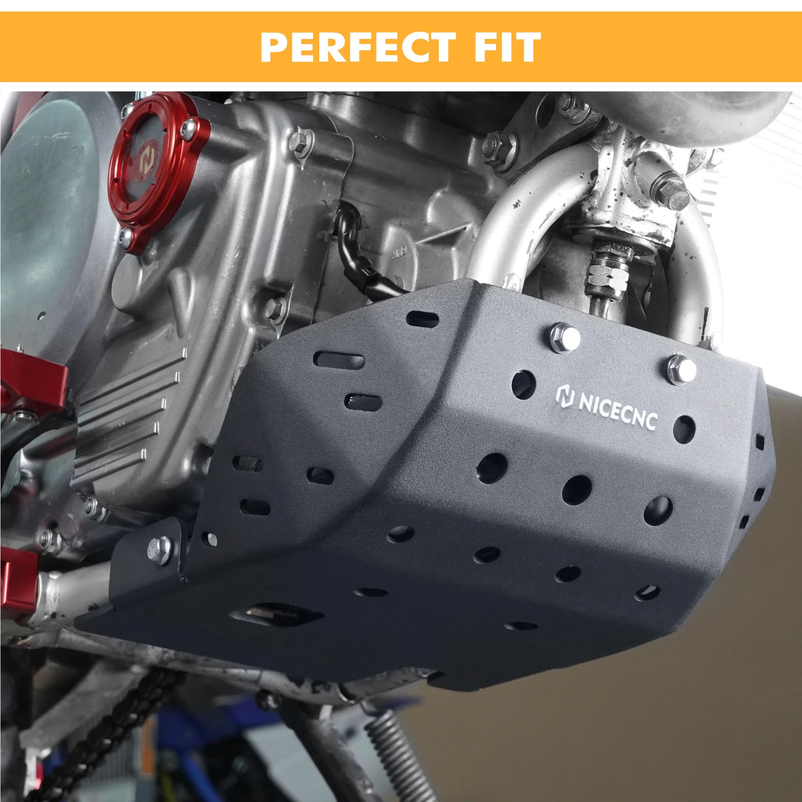 NICECNC For Honda XR650L XR 650L 1993-2025 2024 2023 2022 Motorcycle Skid Plate Engine Bottom Guard Splash Chassis Protector