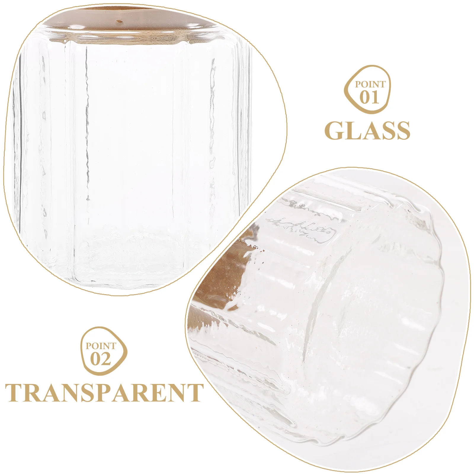 

Glass Tea Jar With Lid Airtight Food Storage Container Transparent Candy Sugar Coffee Bean Kitchen Pantry Organizer Jar Glass
