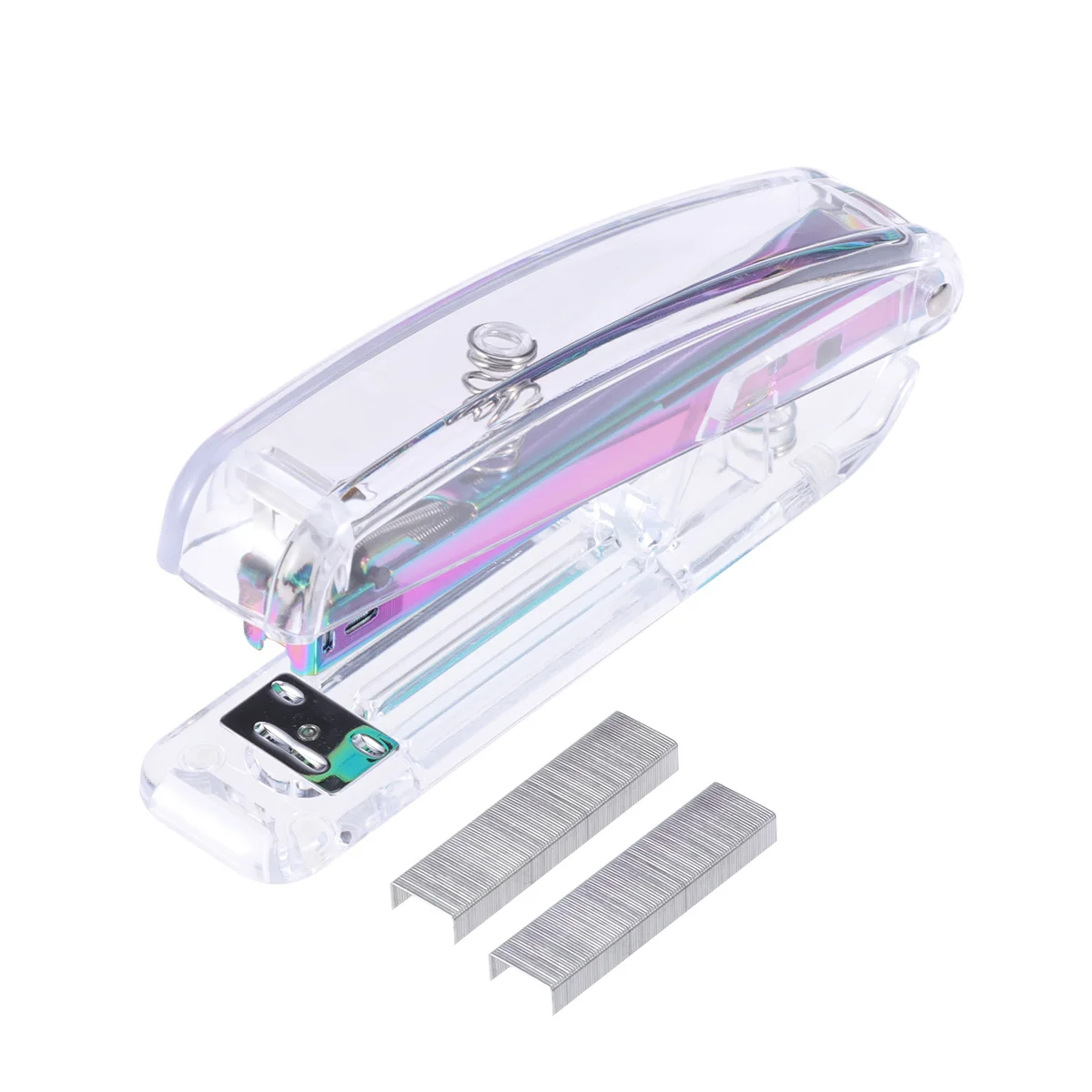 1pcs Desktop Stapler With Stapling Nail Classic Modern Design Portable For School Office Home Use Compact Stapling Machine Gift
