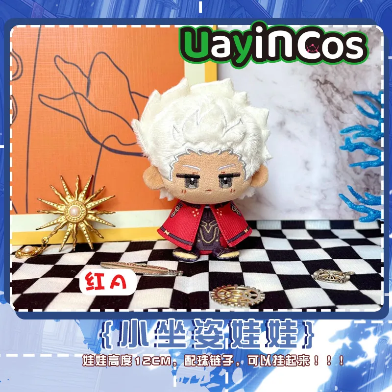 

12cm Anime Cute Figure Game Stuffed Plushies Plush Doll Clothes Keychain Bag Pendant Toy For Kids Halloween Gift