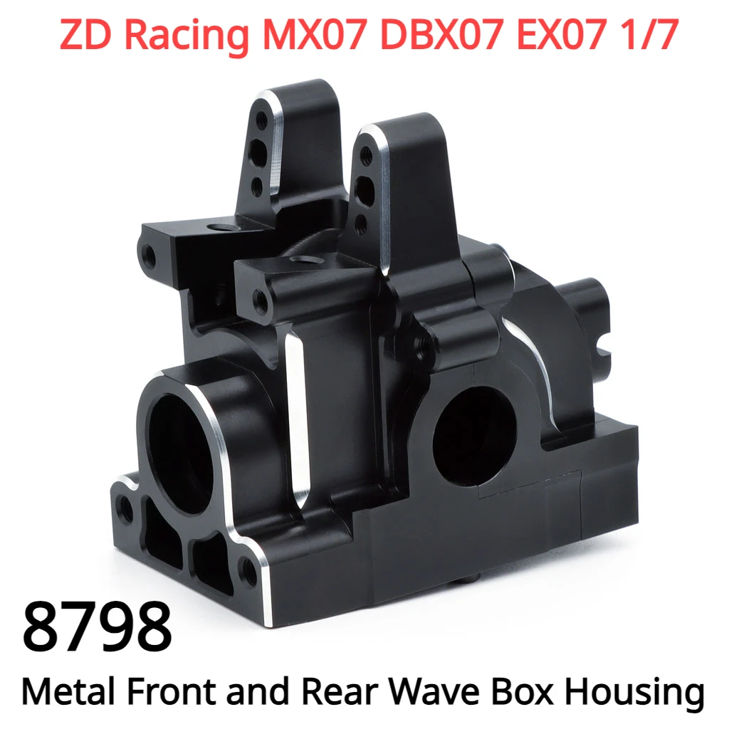 ZD Racing MX07 DBX07 EX07 1/7 RC Car Parts General Reinforcement 8798 Metal Front and Rear Wave Box Housing Accessories