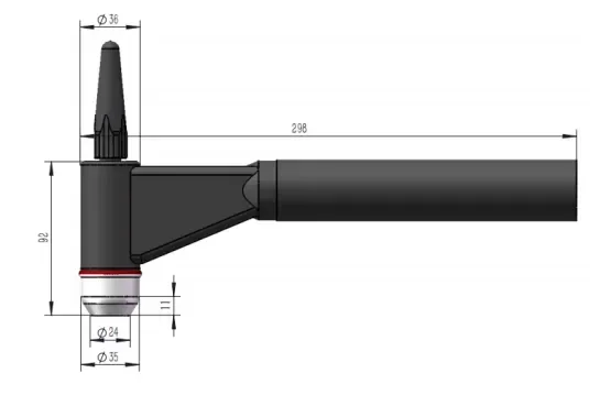 High quality and precision PTA plasma torch for plasma welding/cladding/surface machine/welding