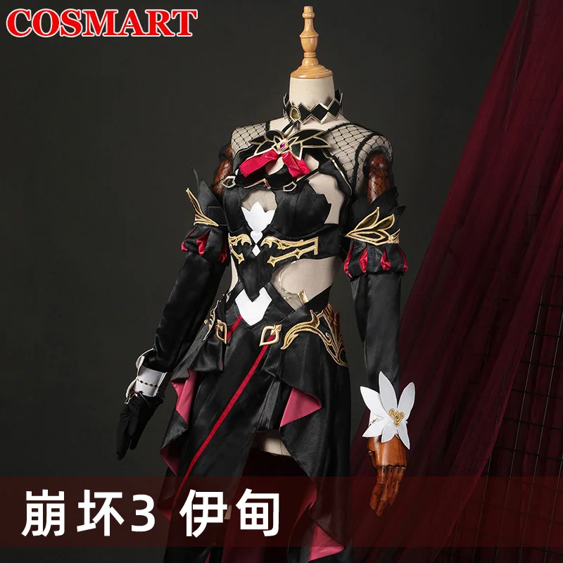 COSMART Honkai Impact 3rd Eden Game Suit Dress Uniform Cosplay Costume Women Halloween Outfit xS-XXL New 2022