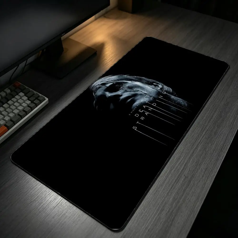 game Death Stranding Mouse Pad MousePad Stitched Edge Gaming Anti‑Slip Rubber Base Waterproof Desk Mat For Office Laptop PC