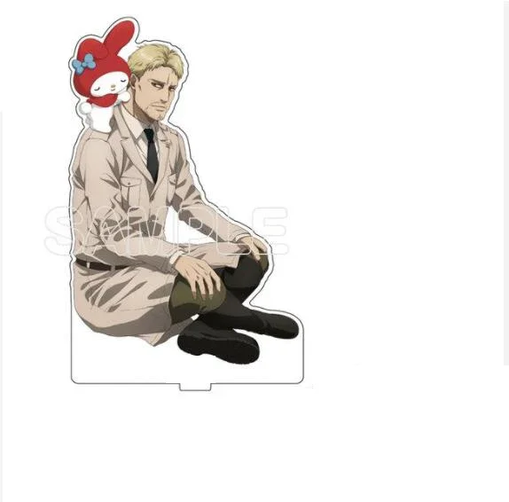 Shingeki no Kyojin Acrylic Stand Toy Mikasa  Erwin Smith Hange Zoe Armin Eren Model Doll  Action Figure Doll Toy Exhibition Gift