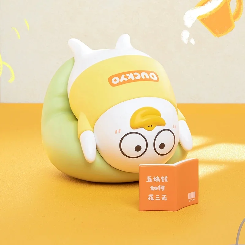 POP MART Duckyo Never Grows Up Serie Blind Box Mystery Box Guess Bag Spielzeug Puppe Niedliche Anime Figur Desktop Ornamente Sammlung