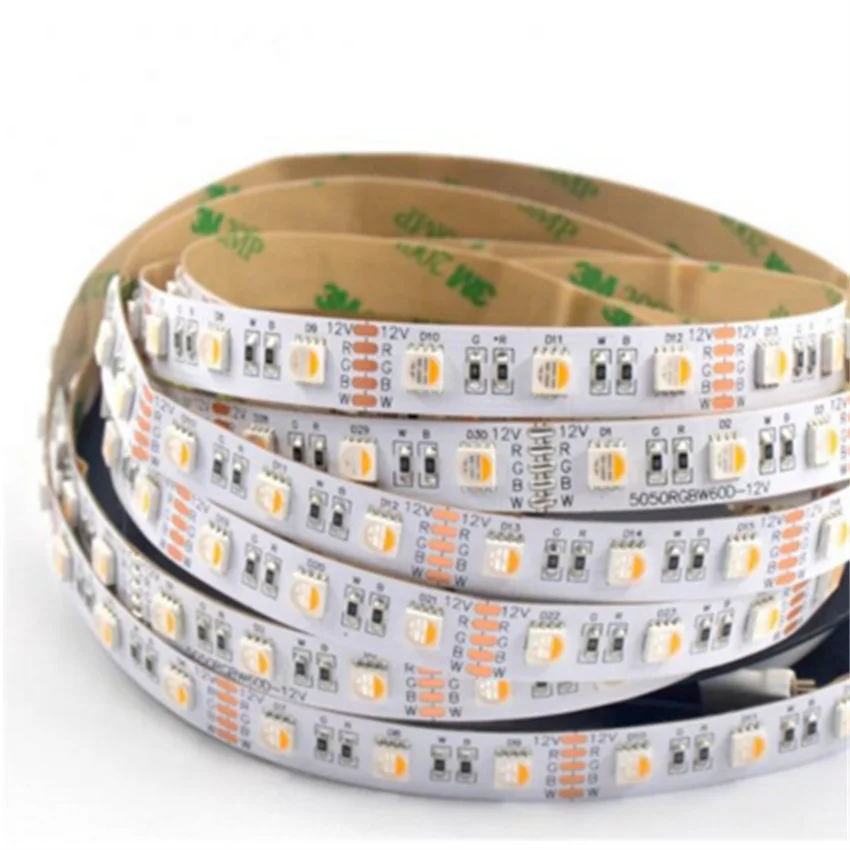 

Free Shipping Factory Custom Epistar Chip Dc12V 24V Led Strip Light 60Leds/M Smd5050 Rgbcw Rgbnw Rgbww Led Strip Light