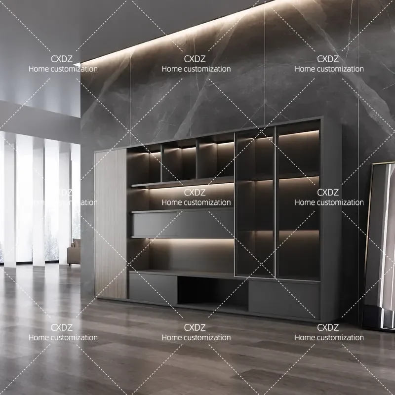 New File Cabinet Wooden Storage Office File Cabinet Locker Floor Type Data Locker Partition Cabinet
