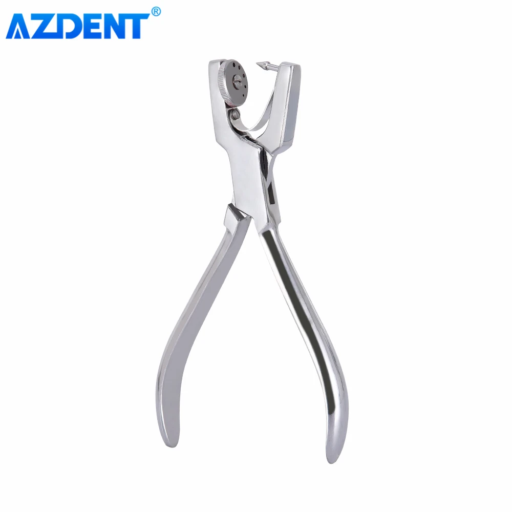 Dental Dam Perforator Rubber Hole Puncher Set AZDENT Mouth Opener Puncher Pliers Dentist Device Dentistry Tools Instrument