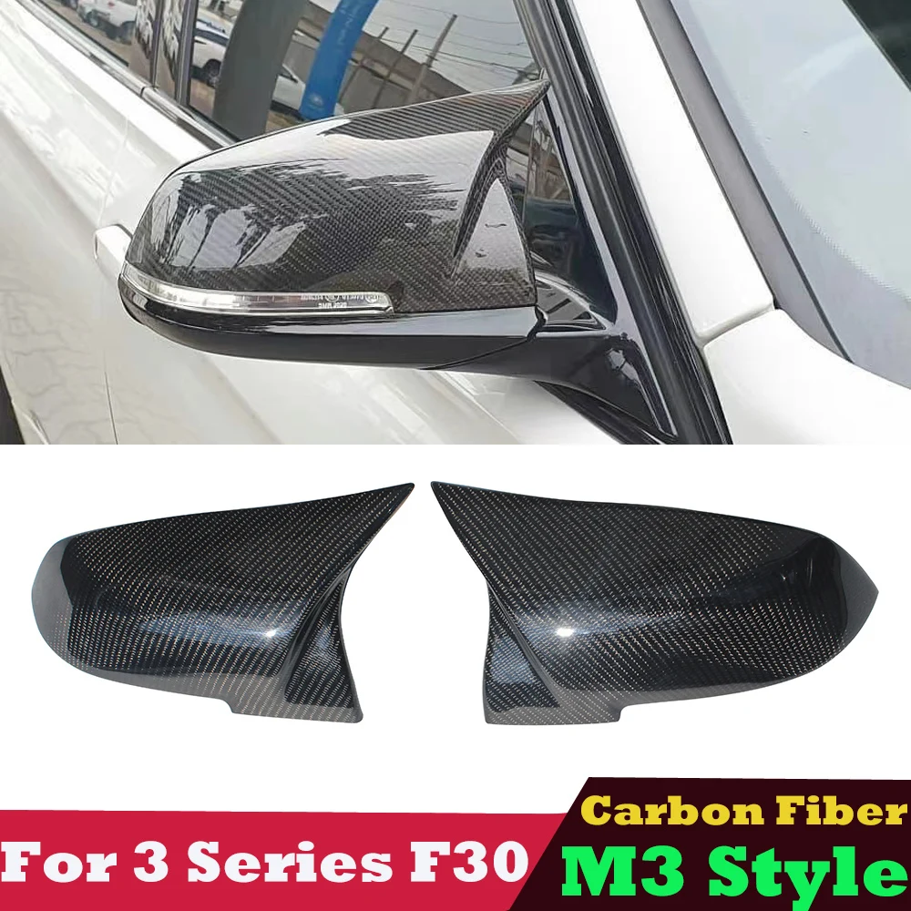 

M235i Mirror Cover Carbon Fiber Replacemnet Side Door Mirror with Clips for BMW F20 F21 F22 F23 F30 F31 F34 F32 F33 F36 X1 E84