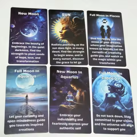 moonology love wisdom oracle cards Guide your life 38pcs English Fortune-telling Tarot deck