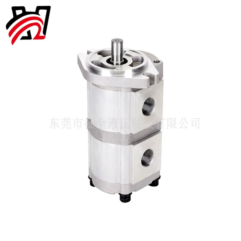 Double Gear Pump HGP-33A-F6-6R Thread High-strength Flange Mounted Gear Oil Pump High Pressure Gear Pump Factory Direct Supply