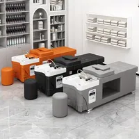 Massage Shampoo Spa Bed Hair Washing Equipment Comfortable Luxury Stretcher Water Hoop Recliner Mobilier Coiffure Thai Salon