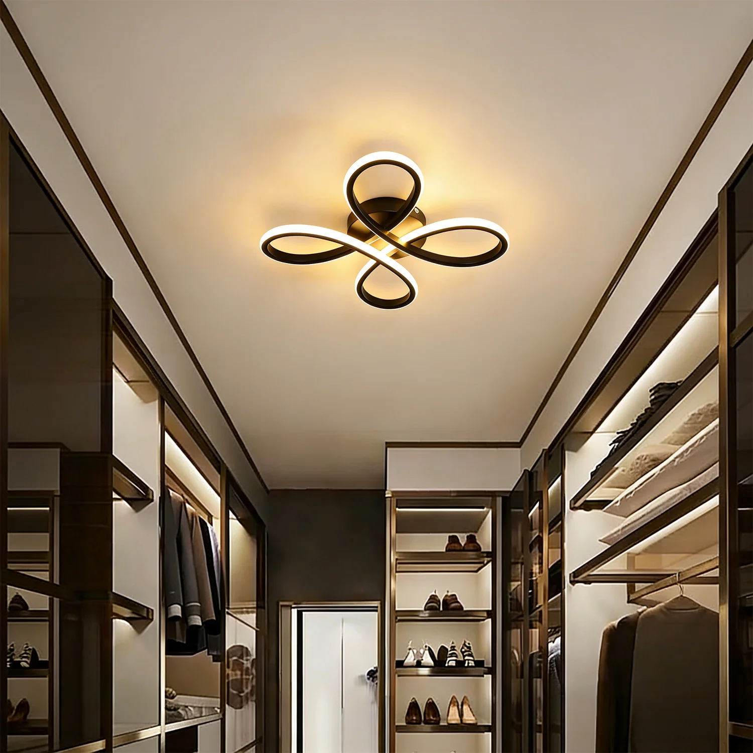 3000k暖白色北欧風玄関ホールライトミニマリストモダンクリエイティブ廊下ワードローブledシーリングライト（クロークなど）