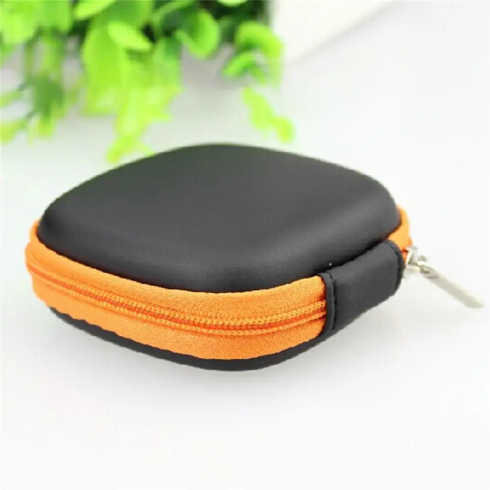 Bolsa de almacenamiento de auriculares EVA portátil, soporte de auriculares con cremallera, cargador Digital, bolsa de almacenamiento de auriculares, estuche organizador de Cable de datos Usb