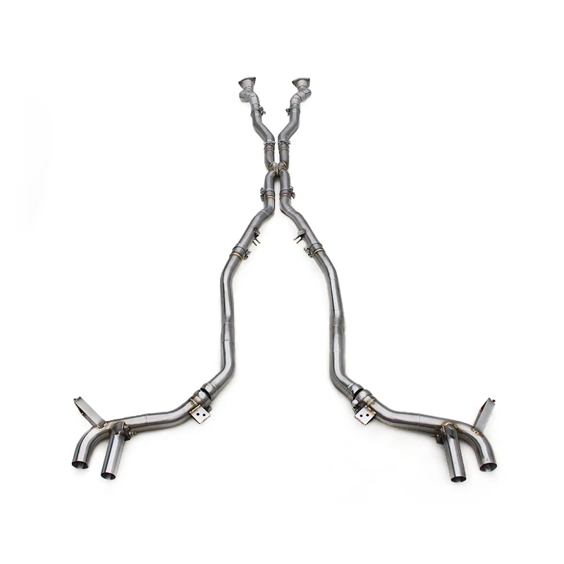 Yooking Racing Stainless Steel Free Flow Pipe Car Exhaust System For Ferrari GTC4 Lusso/Lusso T 2016+