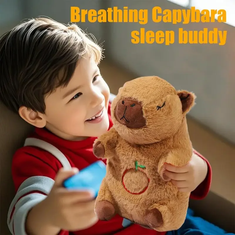 مهدئا التنفس محشوة الحيوان نبضات القلب مهدئا تكبب الحيوان التنفس قضاعة النوم الأصدقاء مع الموسيقى والضوء للطفل الصغير #4